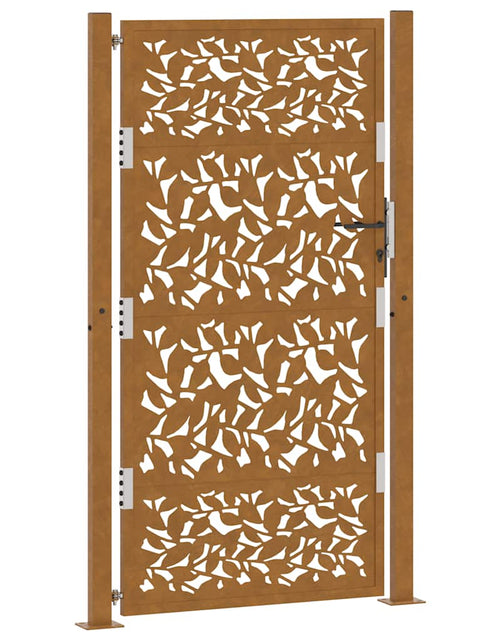 Загрузите изображение в средство просмотра галереи, Poartă grădină Design cu frunze oțel rezistente la intemperii
