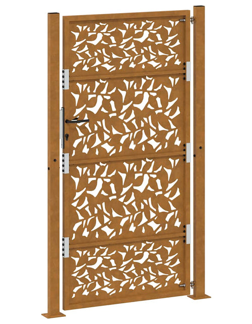Загрузите изображение в средство просмотра галереи, Poartă grădină Design cu frunze oțel rezistente la intemperii
