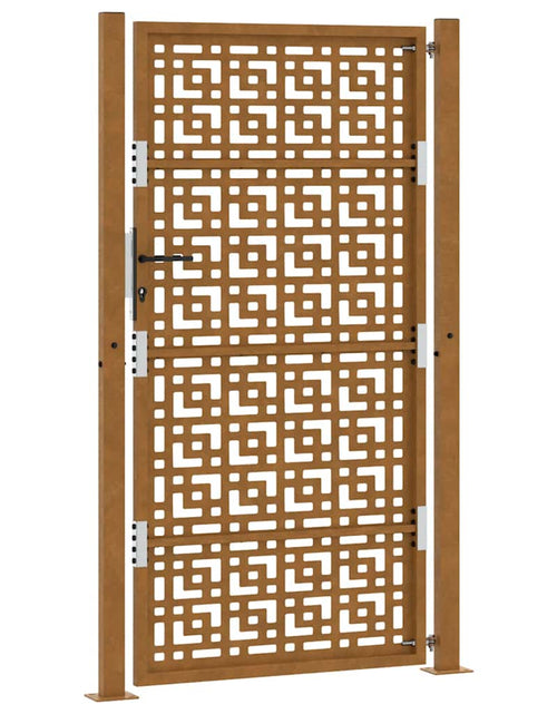 Загрузите изображение в средство просмотра галереи, Poartă de grădină Design cruce din oțel rezistent la intemperii
