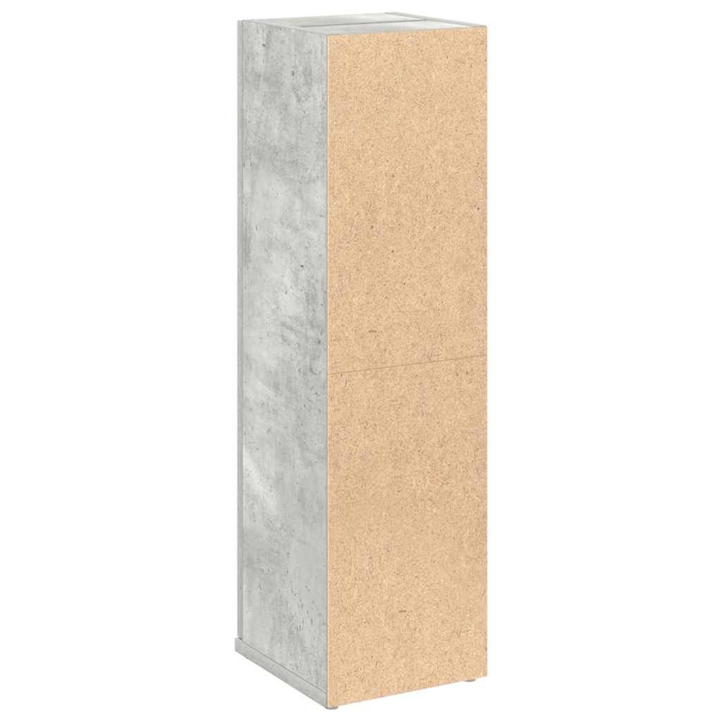 Dulap de baie cu suport role, gri beton, 20,5x22x72 cm