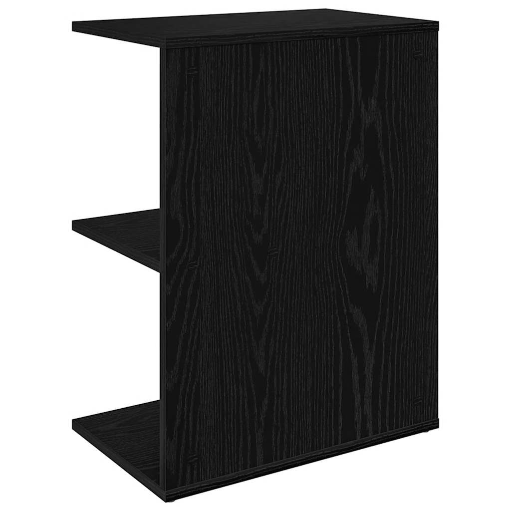 Noptiere 2 buc Stejar negru 46,5x29x61 cm Lemn prelucrat