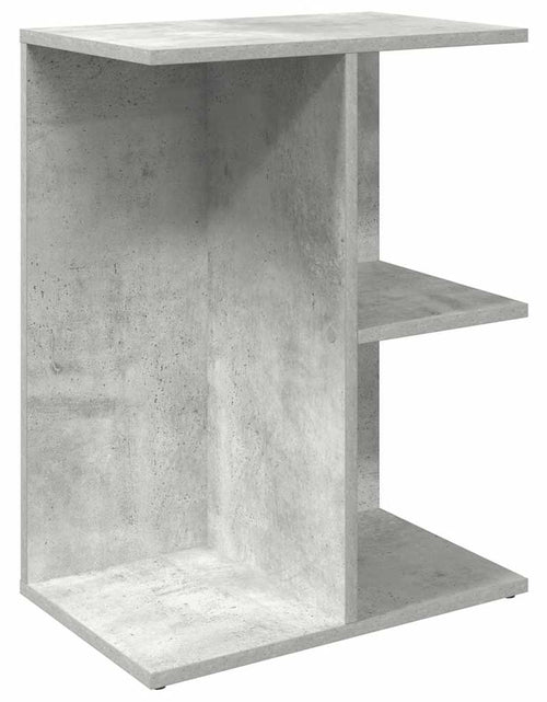 Загрузите изображение в средство просмотра галереи, Noptiera gri beton 46,5x29x61 cm Lemn prelucrat
