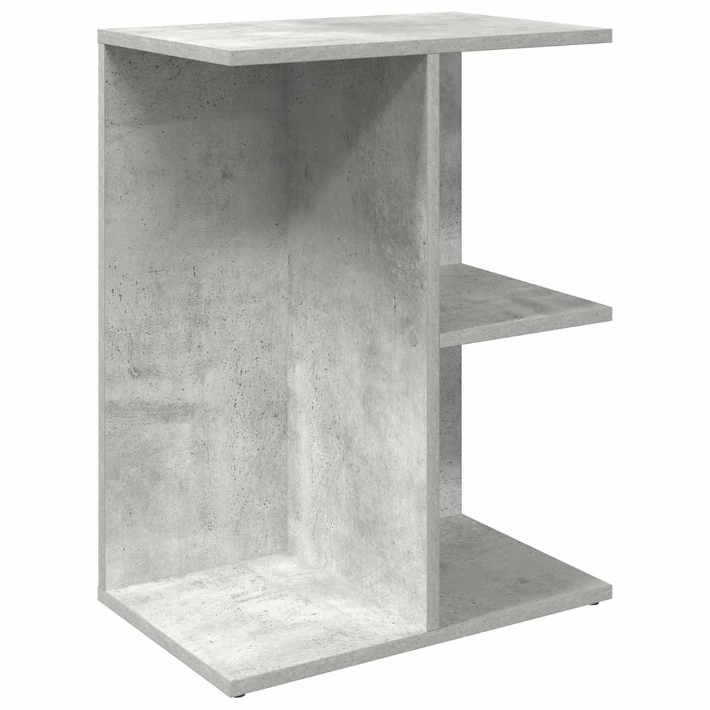 Noptiera gri beton 46,5x29x61 cm Lemn prelucrat