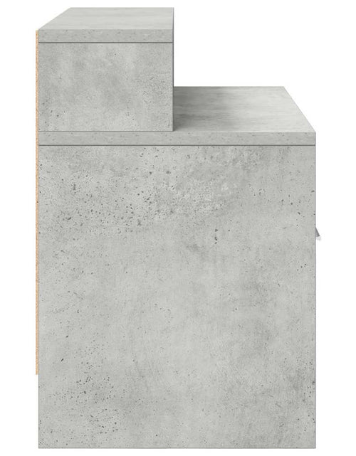 Загрузите изображение в средство просмотра галереи, Noptiera cu sertar gri beton 51x31x47 cm
