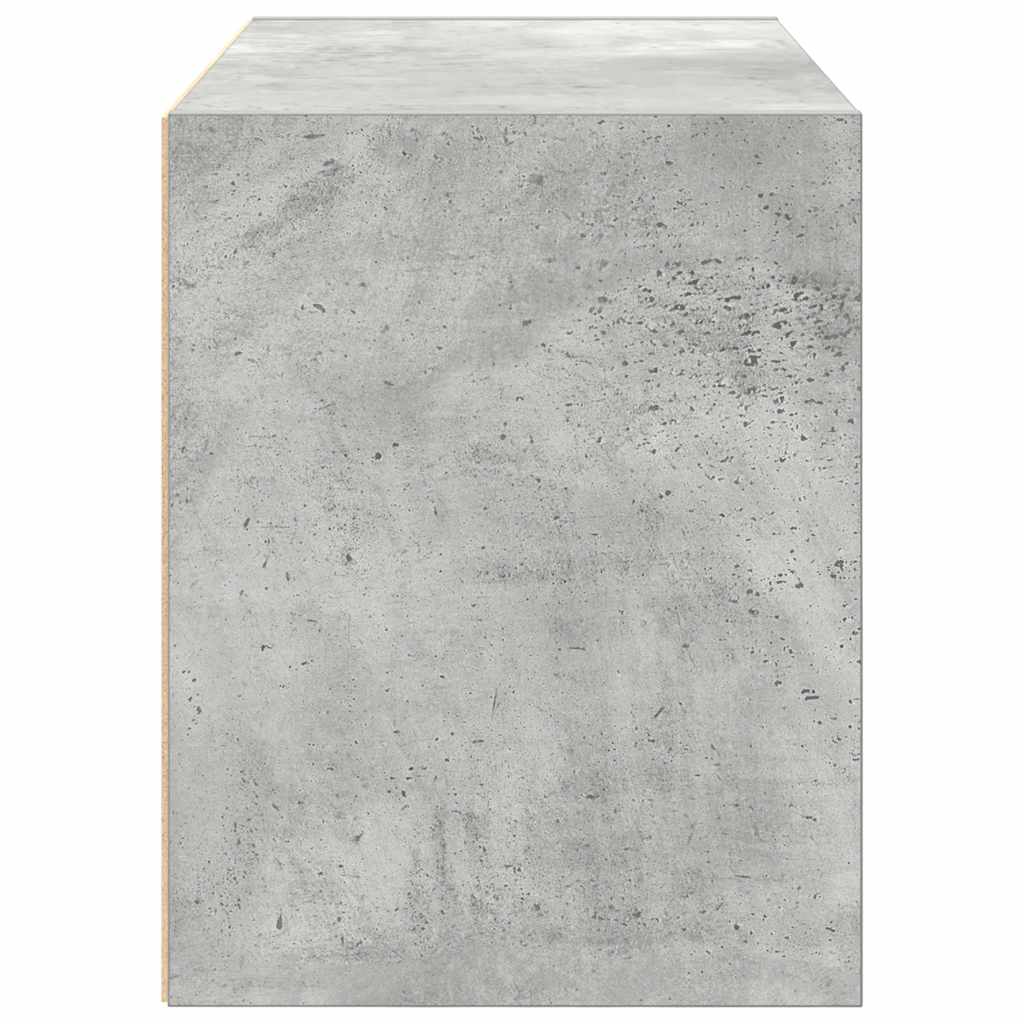 Dulap cu 2 sertare Beton Gri 60x31x40 cm Lemn prelucrat