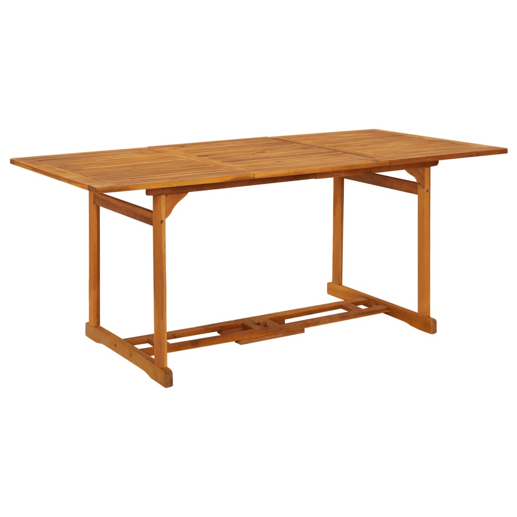 Set mobilier de grădină 9 piese 180x90x75 cm, lemn masiv acacia