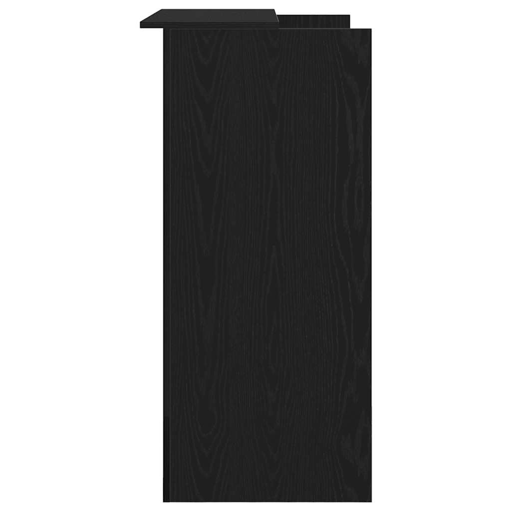 Birou de recepție Stejar negru 100x50x103,5 cm Lemn prelucrat