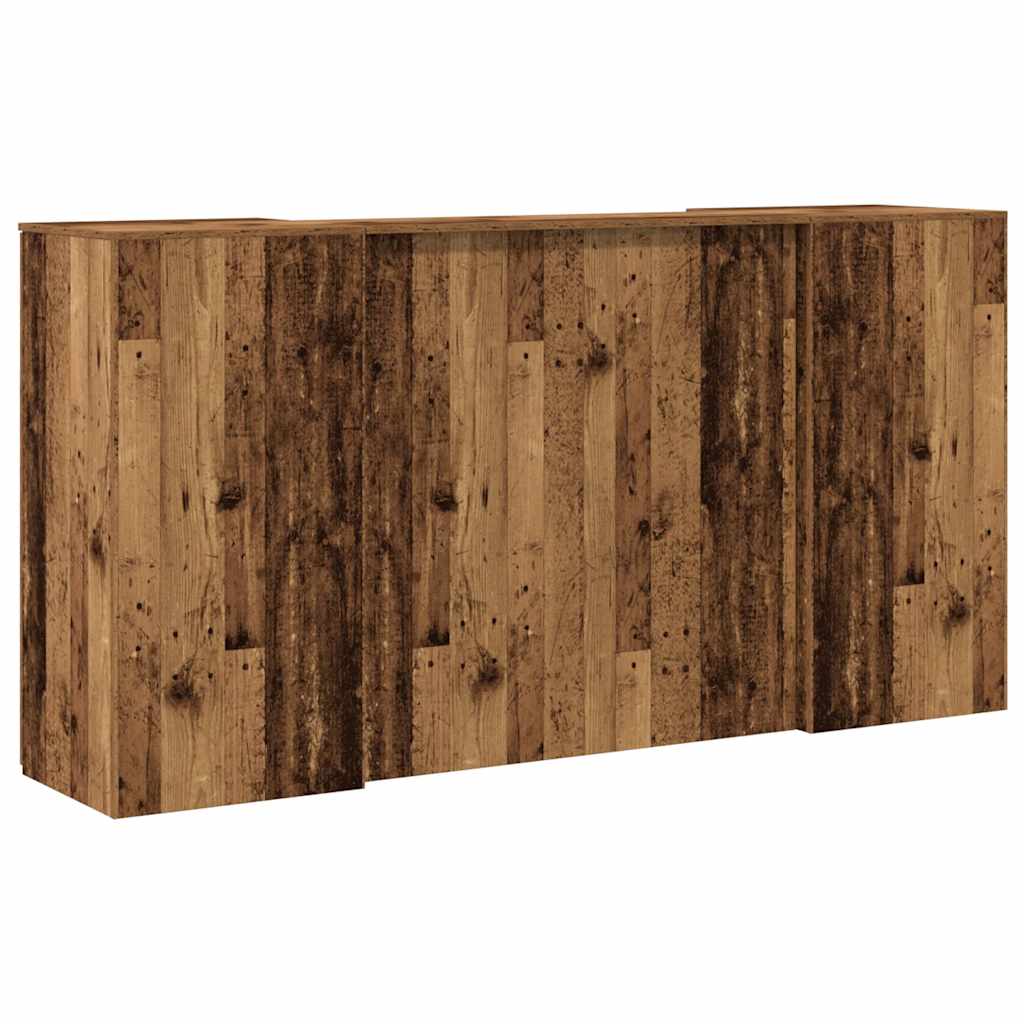 Birou de recepție Lemn vechi 200x50x103,5 cm Lemn prelucrat