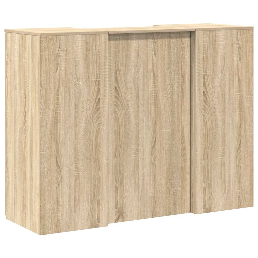 Birou de recepție Stejar Sonoma 135x50x103,5 cm Lemn prelucrat