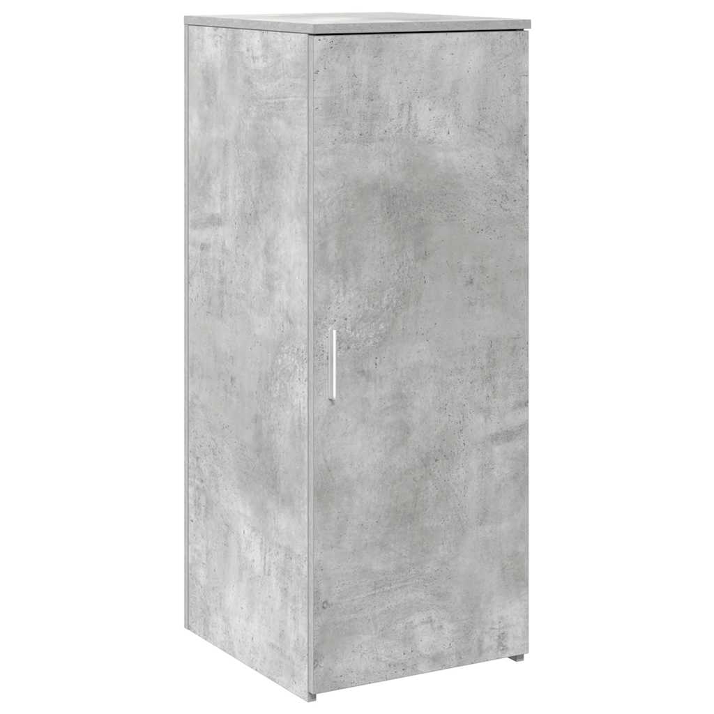 Birou de recepție Gri beton 135x50x103,5 cm Lemn prelucrat