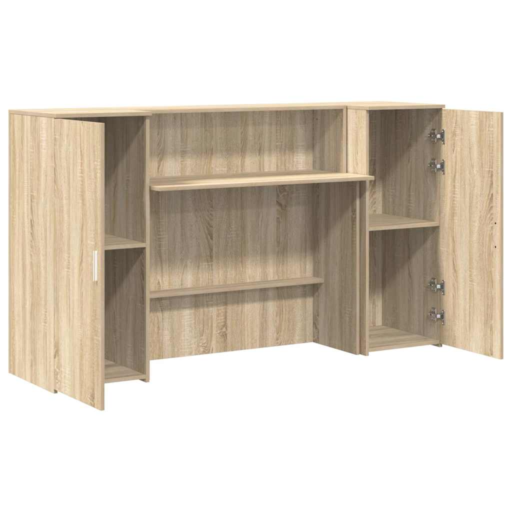 Birou de recepție Stejar Sonoma 180x50x103,5 cm Lemn prelucrat