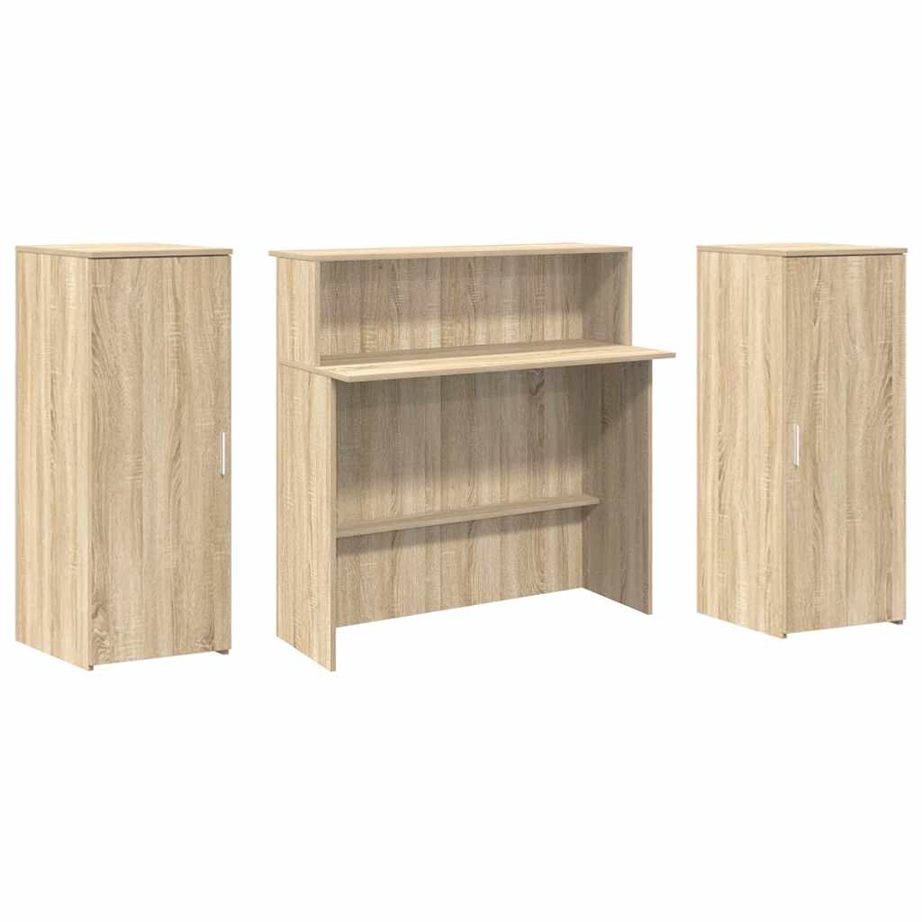 Birou de recepție Stejar Sonoma 180x50x103,5 cm Lemn prelucrat