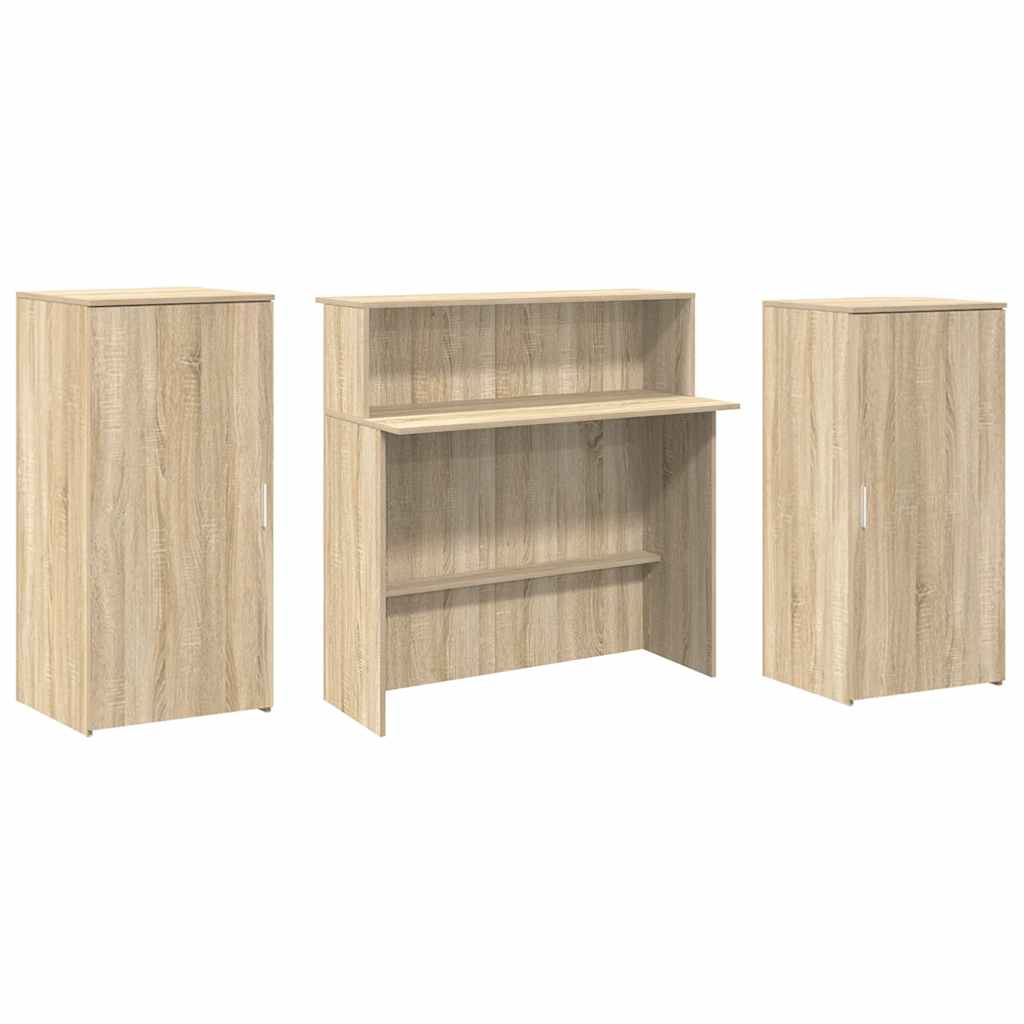 Birou de recepție Stejar Sonoma 200x50x103,5 cm Lemn prelucrat