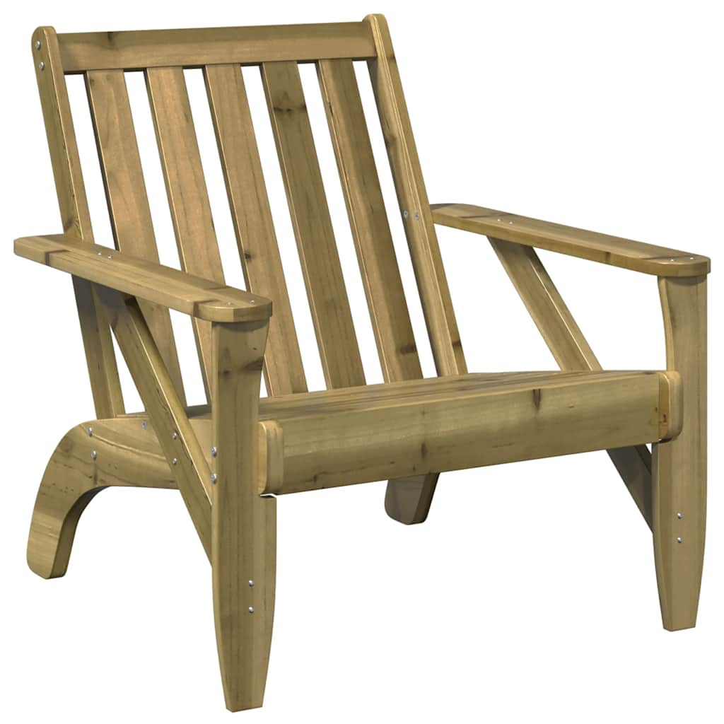 Scaun Adirondack de grădină 75x77x77 cm Lemn impregnat de pin