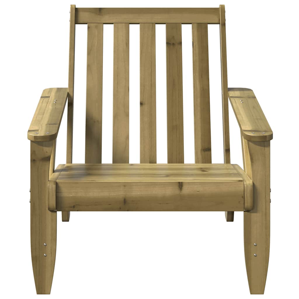 Scaun Adirondack de grădină 75x77x77 cm Lemn impregnat de pin