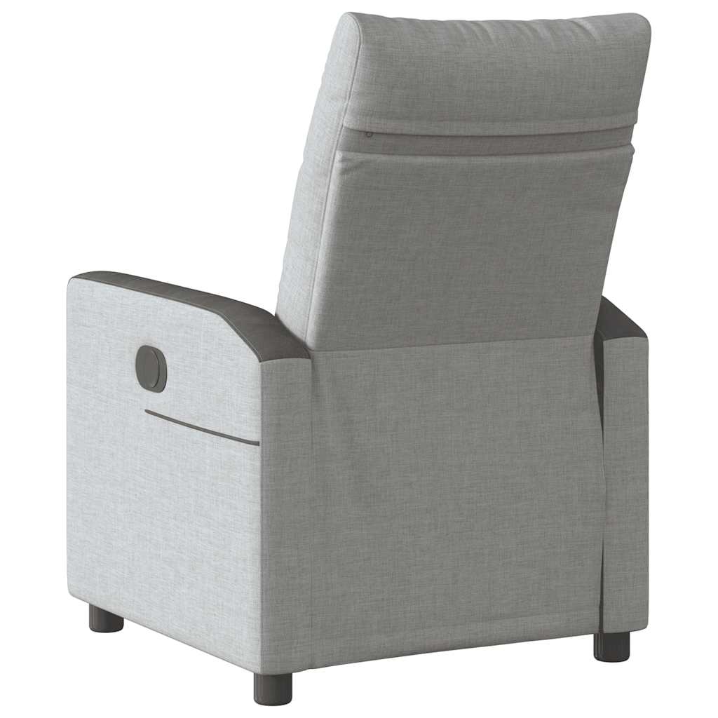 Scaun reclinabil electric Cloud Grey Fabric