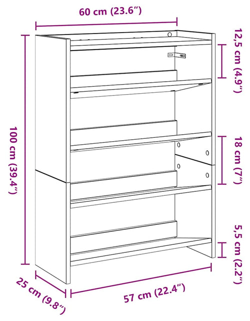 Загрузите изображение в средство просмотра галереи, Pantofar, Lemn vechi, 80x25x61,5 cm, lemn compozit
