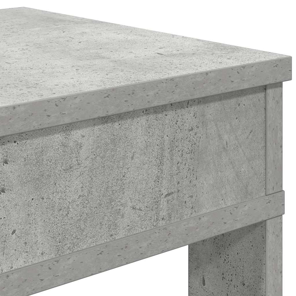 Pantofar, gri beton, 60x30x98 cm, lemn prelucrat