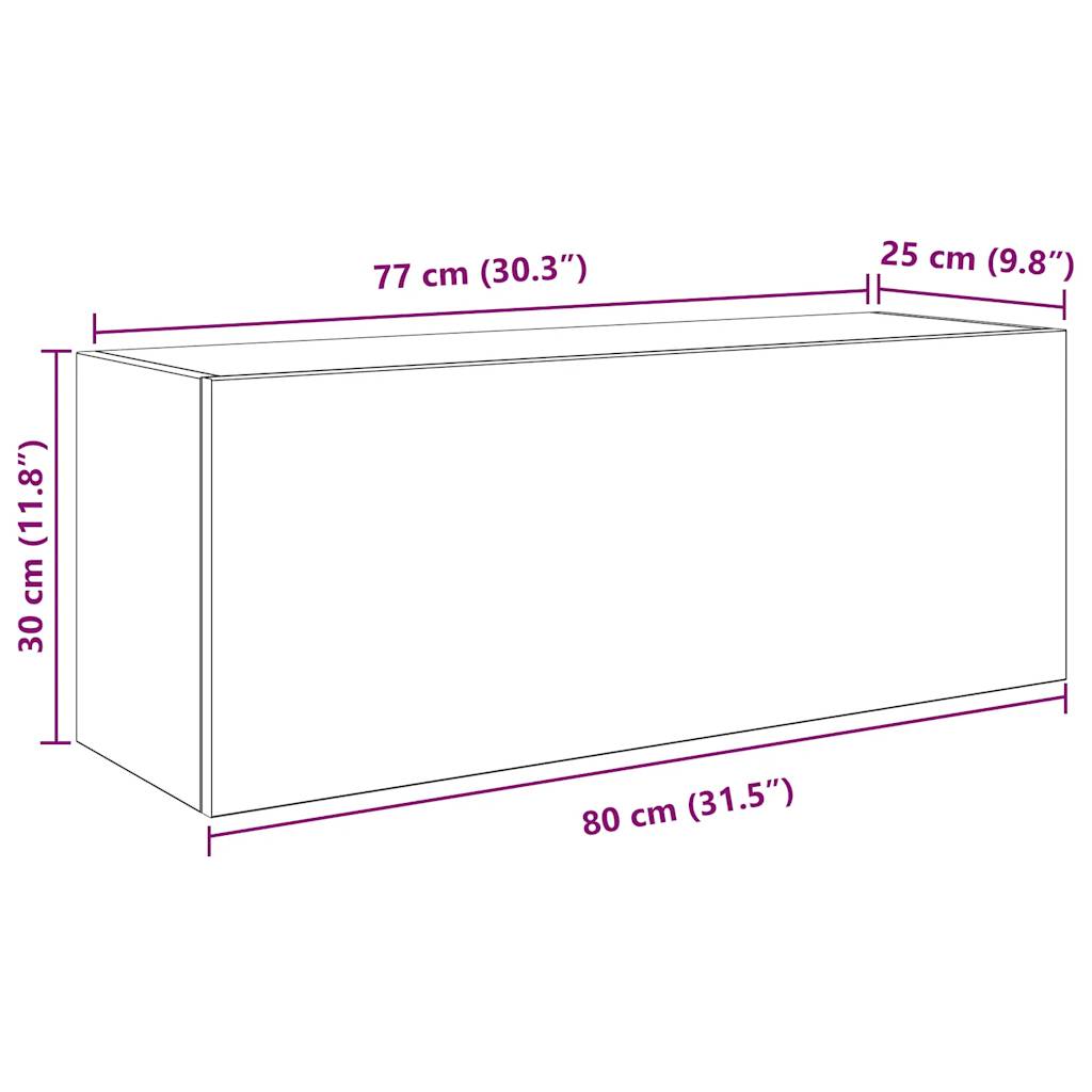 Dulap de perete de baie, negru, 80x25x30 cm, lemn prelucrat