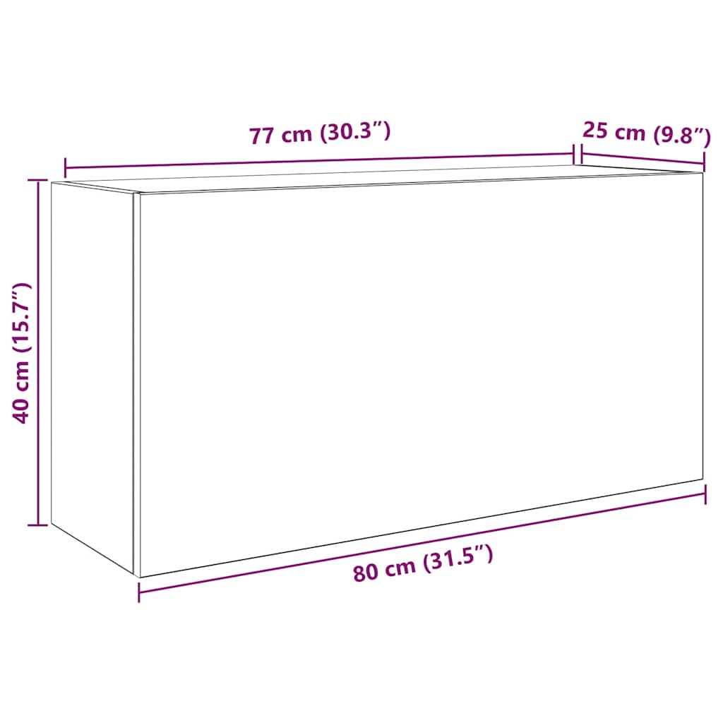 Dulap de perete de baie, negru, 80x25x40 cm, lemn prelucrat