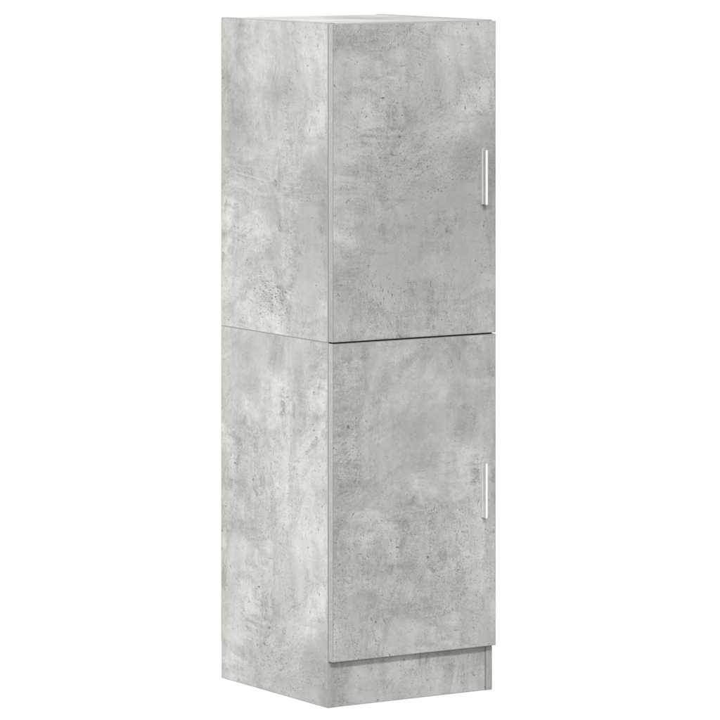 Dulap de bucătărie, gri beton 38x41,5x131,5 cm lemn prelucrat