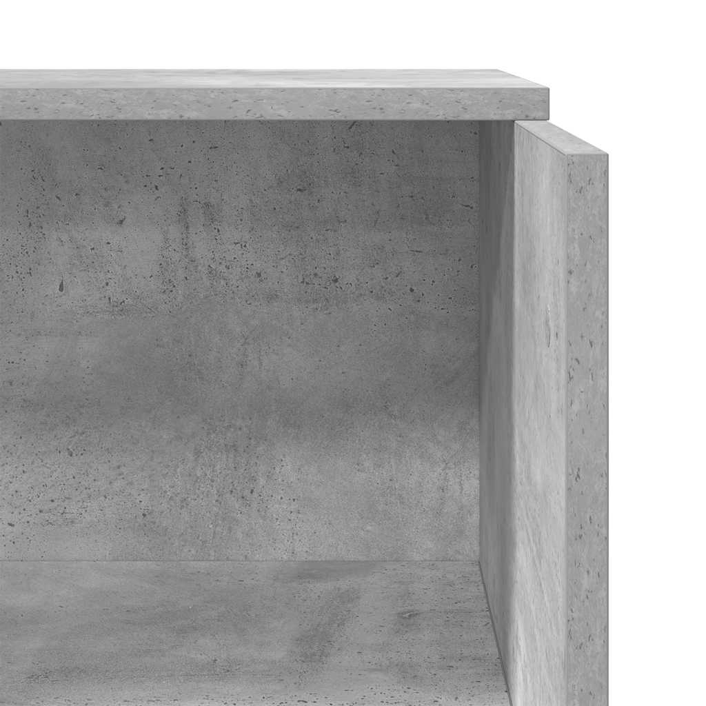 Birou de recepție Gri beton 55x50x103,5 cm Lemn prelucrat