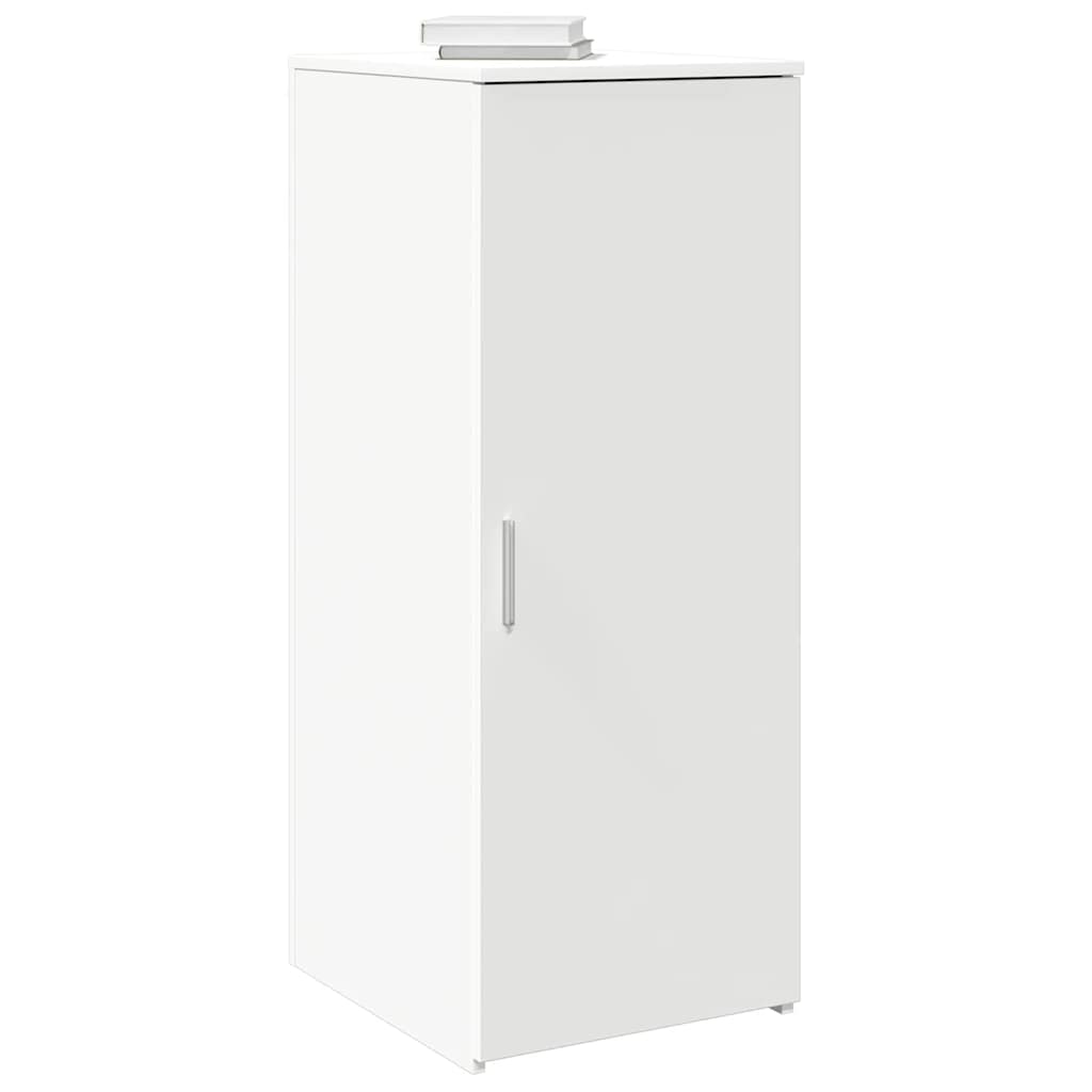 Dulap de depozitare alb 40x45x103,5 cm din lemn prelucrat