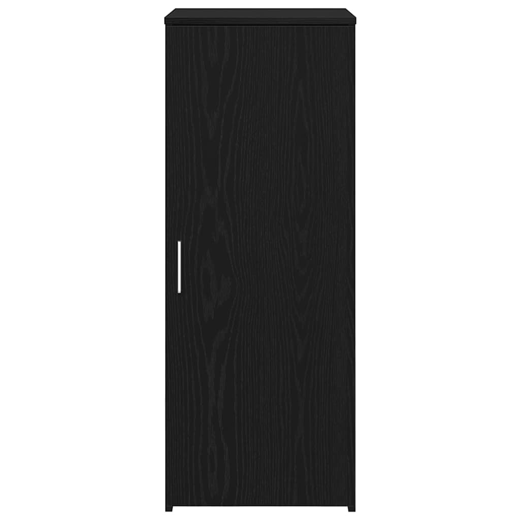 Dulap de depozitare, negru, 40x45x103,5 cm, lemn prelucrat