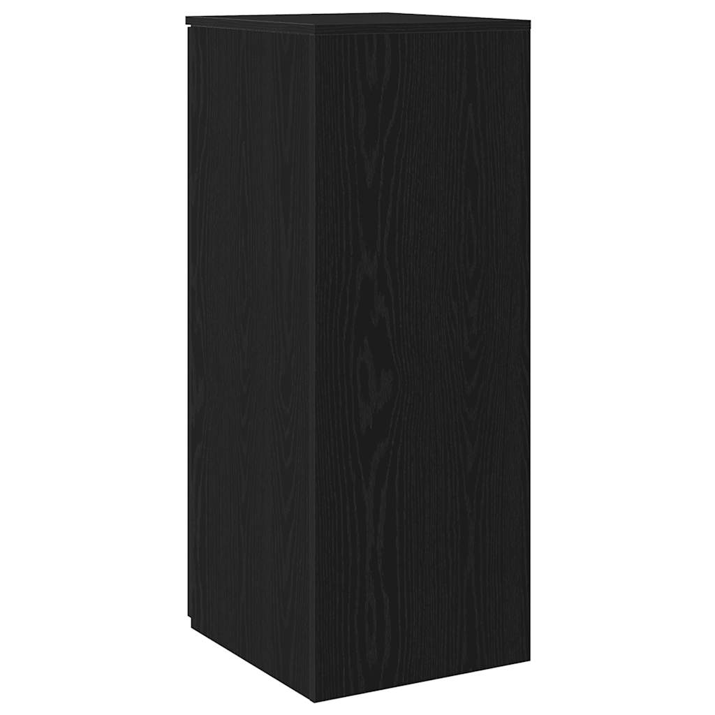 Dulap de depozitare, negru, 40x45x103,5 cm, lemn prelucrat