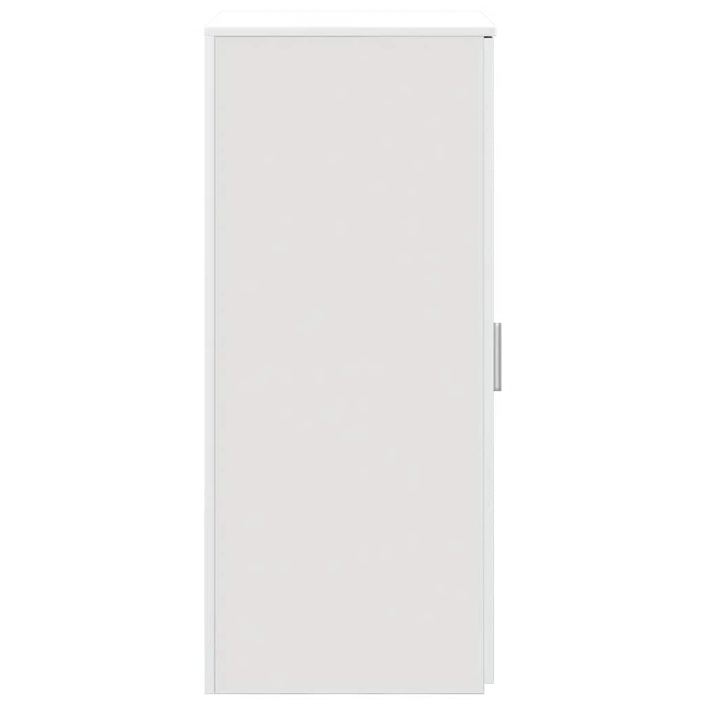 Dulap de depozitare alb 50x45x103,5 cm din lemn prelucrat