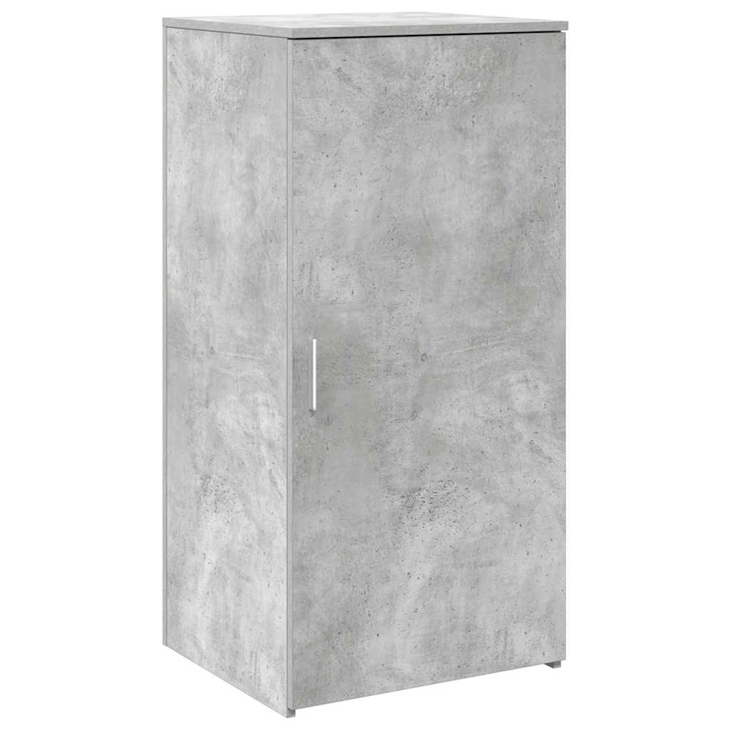 Dulap de depozitare, gri beton, 50x45x103,5 cm, lemn prelucrat