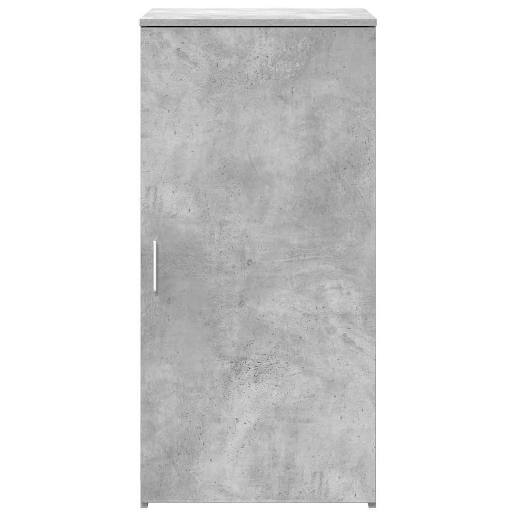 Dulap de depozitare, gri beton, 50x45x103,5 cm, lemn prelucrat