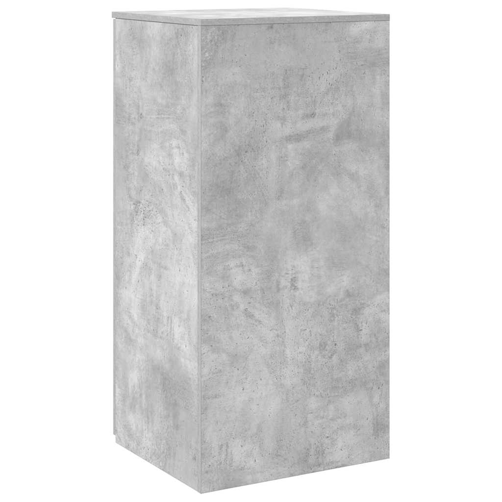 Dulap de depozitare, gri beton, 50x45x103,5 cm, lemn prelucrat