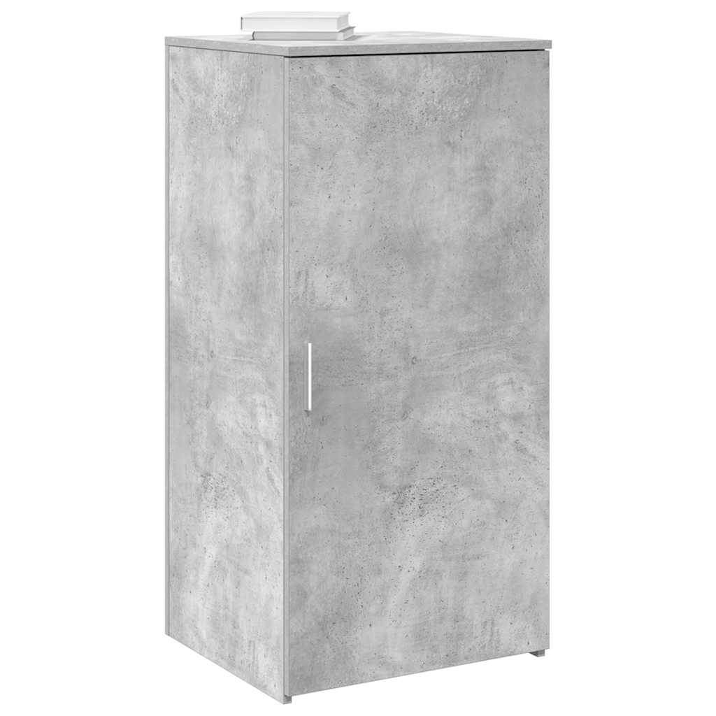 Dulap de depozitare, gri beton, 50x45x103,5 cm, lemn prelucrat