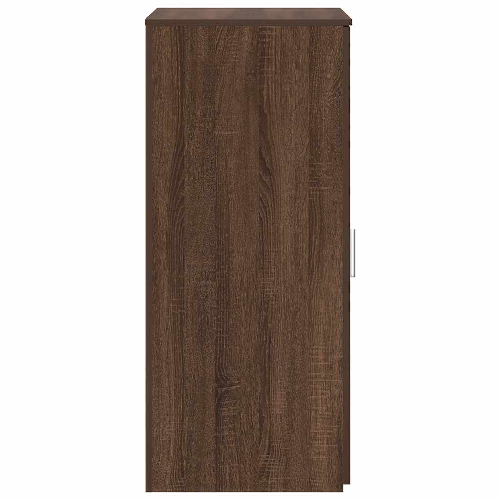 Dulap depozitare stejar maro 50x45x103,5 cm lemn prelucrat