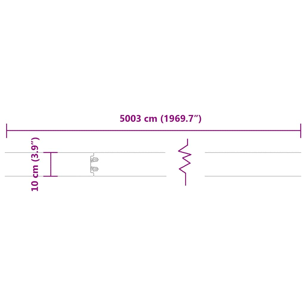 Borduri de gazon 50 buc Antracit 10x103 cm Oțel laminat la rece