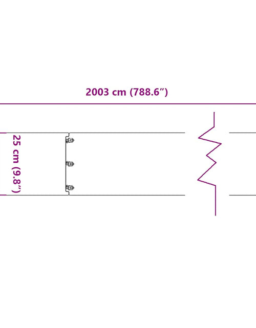 Загрузите изображение в средство просмотра галереи, Borduri de gazon 20 buc Negru 25x103 cm Oțel laminat la rece
