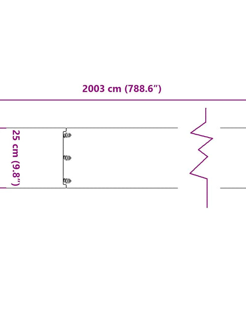 Загрузите изображение в средство просмотра галереи, Borduri de gazon 20 buc 25x103 cm Oțel galvanizat

