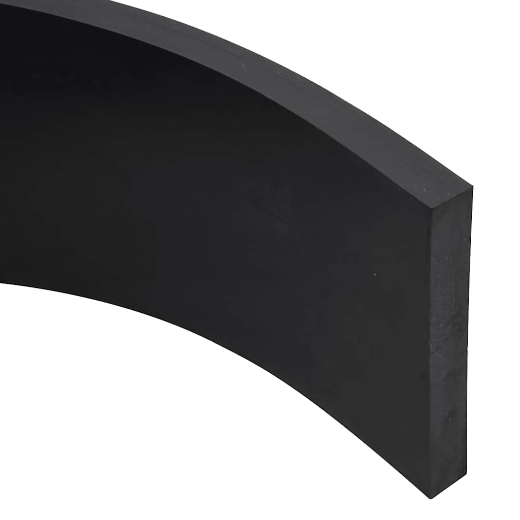 Margine de cauciuc pentru plug de zăpadă negru 250x15x2 cm