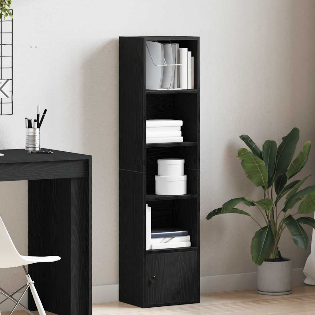 Bibliotecă Stejar negru 31x24x127 cm Lemn prelucrat