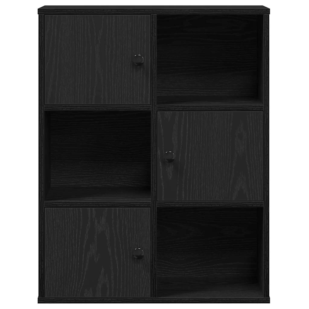 Bibliotecă Stejar negru 60x24x76,5 cm Lemn prelucrat