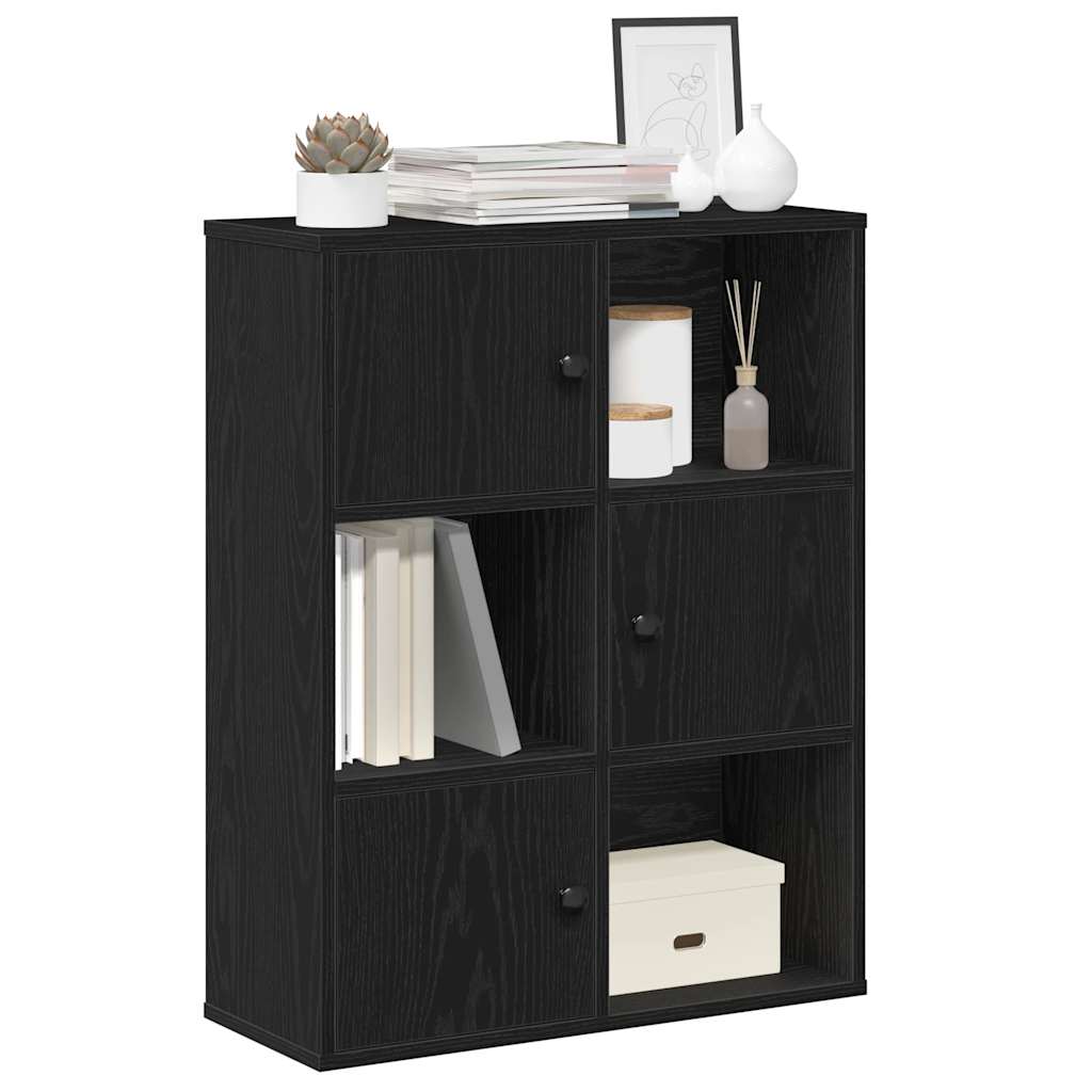 Bibliotecă Stejar negru 60x24x76,5 cm Lemn prelucrat