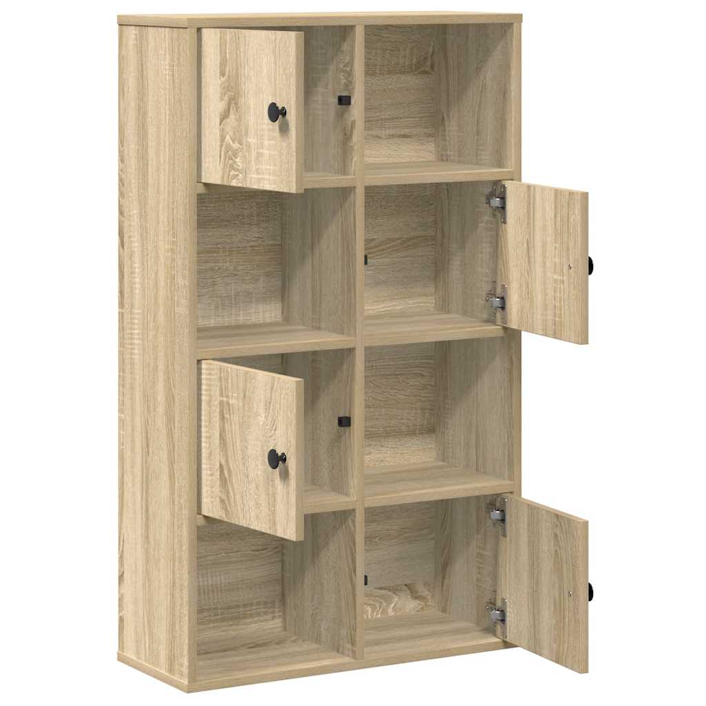 Bibliotecă, stejar sonoma, 60x24x101,5 cm, lemn prelucrat