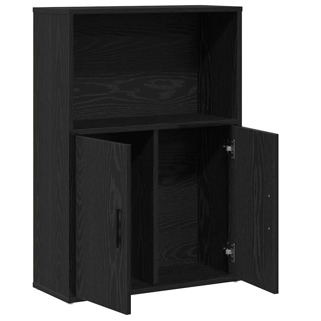 Bibliotecă Stejar negru 60x24x85 cm Lemn prelucrat