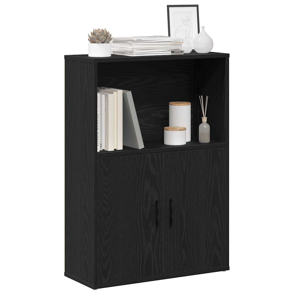 Bibliotecă Stejar negru 60x24x85 cm Lemn prelucrat