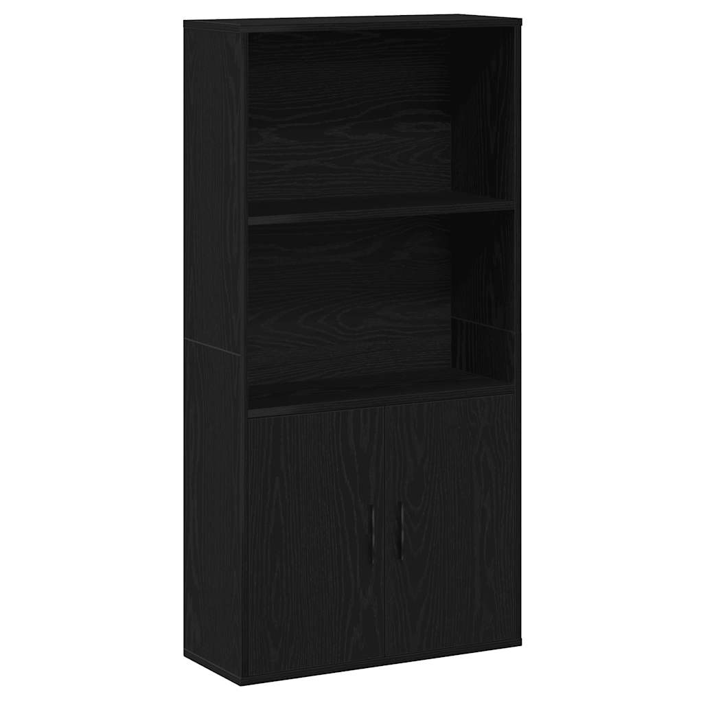 Bibliotecă Stejar negru 60x24x120 cm Lemn prelucrat