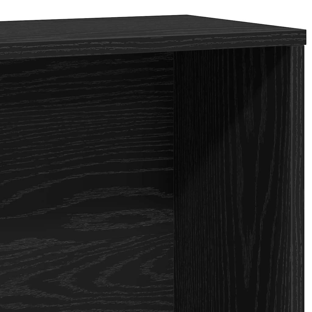 Bibliotecă Stejar negru 60x24x120 cm Lemn prelucrat