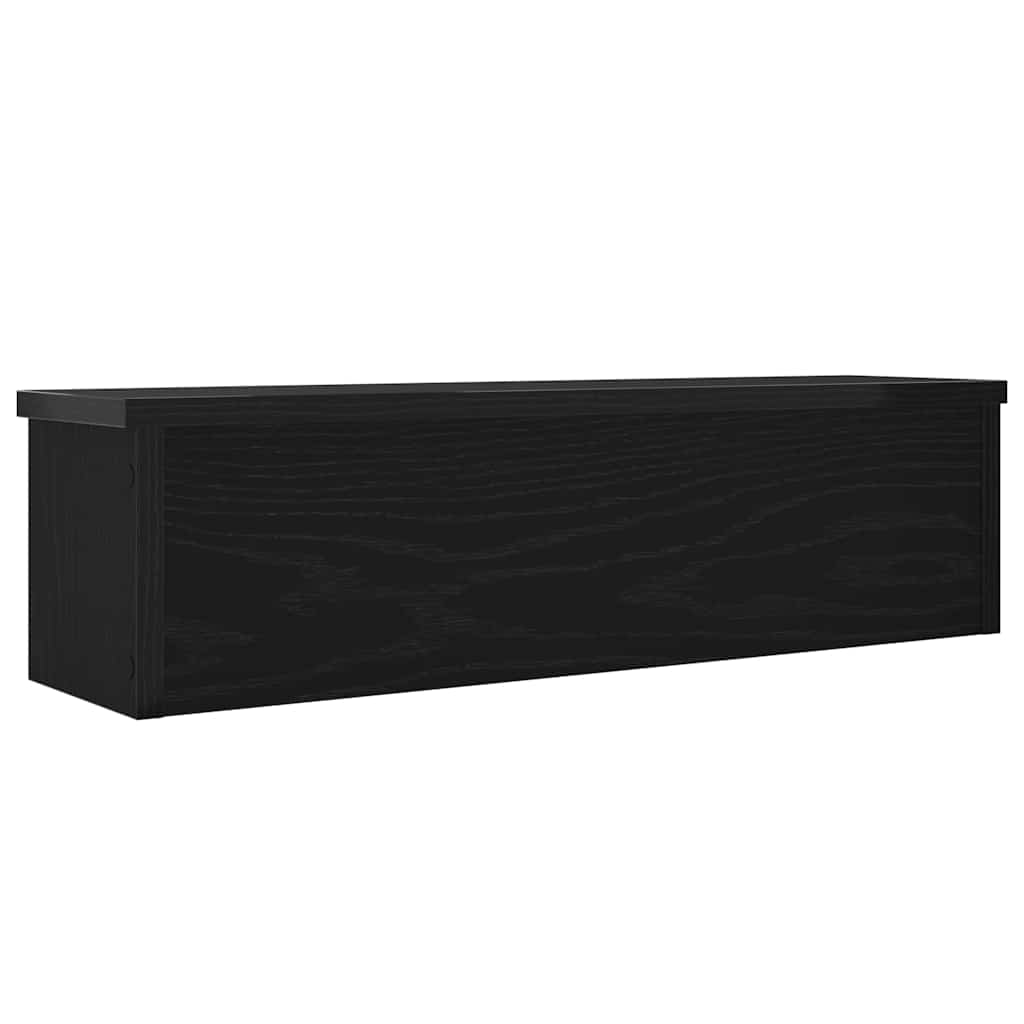 Suport de bucătărie stivuibil negru 50x15x16 cm lemn prelucrat