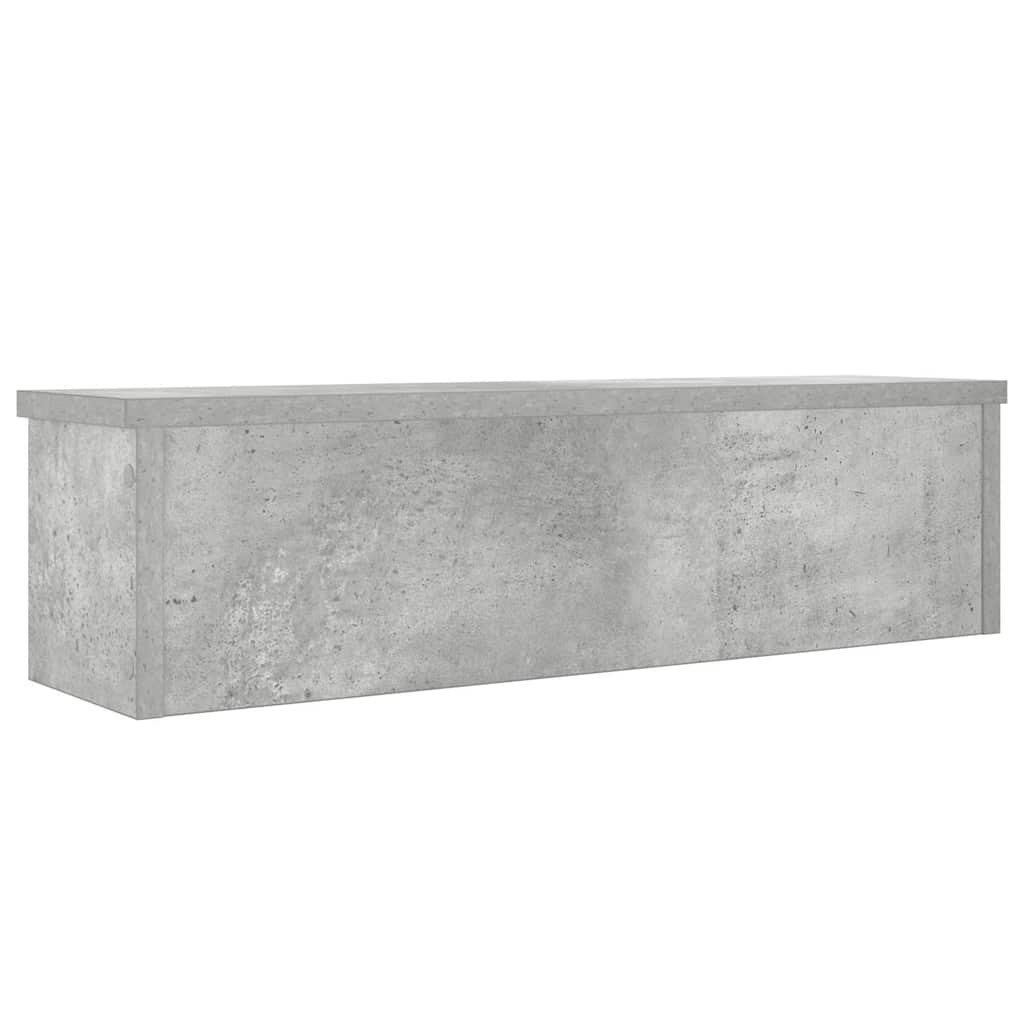 Rafturi de bucătărie stivuibile 2 buc Beton Gri 60x15x16 cm