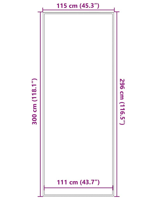 Загрузите изображение в средство просмотра галереи, Preș maro 115x300 cm
